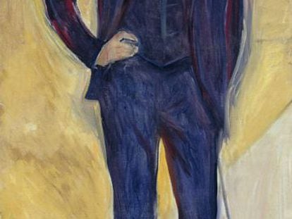Harry Kessler retratado por Munch en 1906.