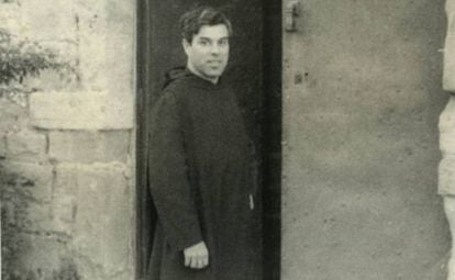 Andreu Soler en una fotografia del llibre 'L'escoltisme i Montserrat'.