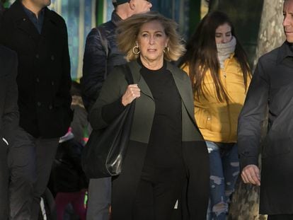 Concepcion Dancausa, delegada del Gobierno de la Comunidad de Madrid, acude este lunes a declarar al juzgado de Plaza de Castilla.