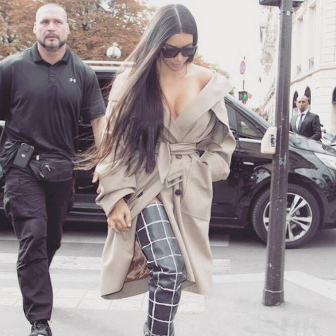 Kim Kardashian y su exguardaespaldas, Pascal Duvier.