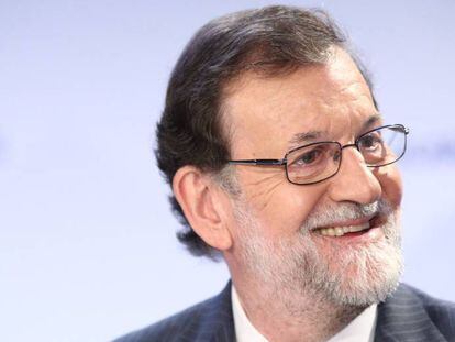 El expresidente del Gobierno, Mariano Rajoy durante la reuni&oacute;n de la Junta Directiva Nacional del PP.