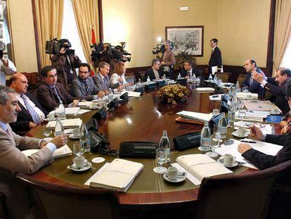 Imagen de una de las reuniones de la comisión de investigación del Congreso sobre el 11-M.