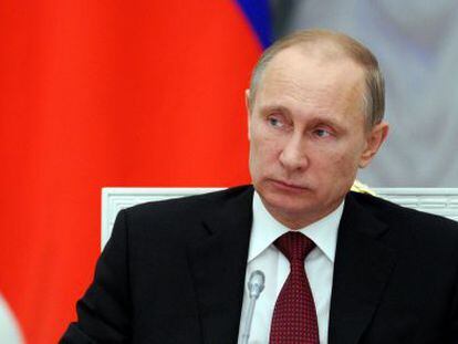 Putin, el viernes en el Kremlin.