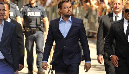 El actor Leonardo DiCaprio, durante la presentaci&oacute;n de su documental &#039;Before The Flood&#039; en Toronto.