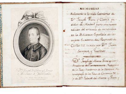 Memorias de José de Viera y Clavijo entre los años 1806 y 1812.
