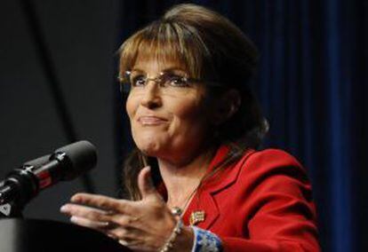En la imagen, la ex gobernadora de Alaska Sarah Palin.