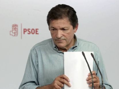 Javier Fernandez, presidente de la gestora del PSOE.