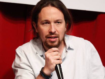 Pablo Iglesias, durante un acto en Madrid.