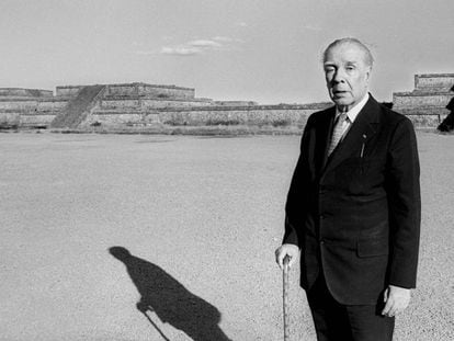 Jorge Luis Borges, en una foto de archivo.