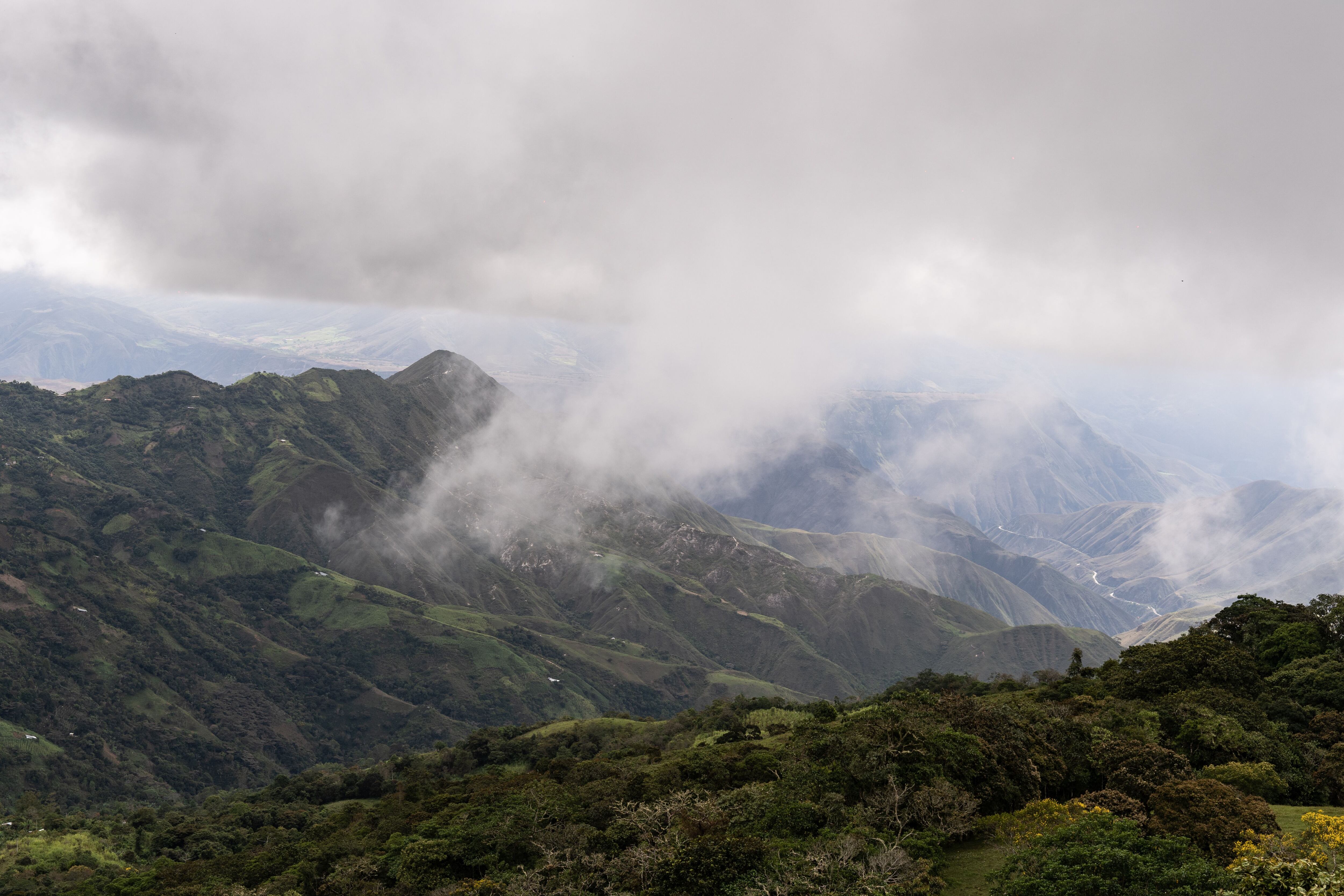 Montañas de San Lorenzo, Nariño (Colombia)