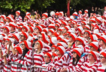 Asistentes al evento del record mundial de Wallies celebrado en 2011 en Dublin (Irlanda)