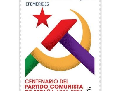 Sello de Correos conmemorativo del centenario del Partido Comunista
CORREOS
10/11/2022