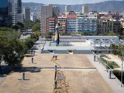 Parque Joan Miró en Barcelona.