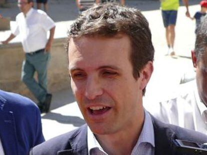 Casado promete “defender” a las fuerzas de seguridad “de las propias autoridades”