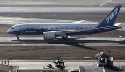 En la imagen, un modelo Dreamliner 787 de Boeing. EFE/Archivo