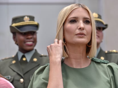 Ivanka Trump en su visita a Colombia.