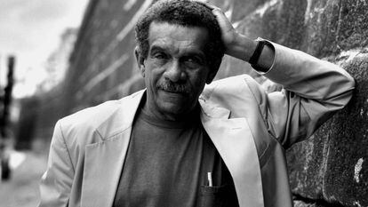 Derek Walcott, en Saint-Malo (Francia) en 1993.