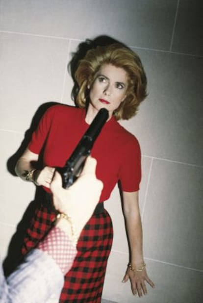 'Catherine Deneuve for a photo essay in Nouvel Observateur, París 1983 (Helmut Newton).