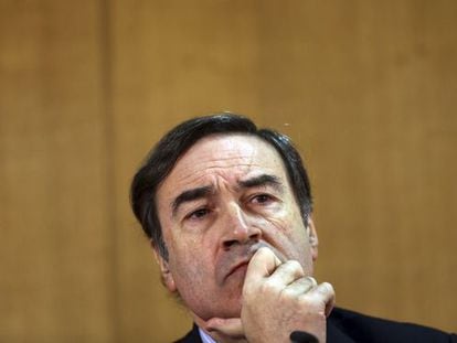 Pedro J. Ramírez durante una conferencia en Madrid en 2013.
