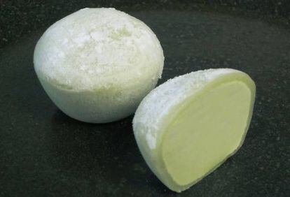 Mochi de helado de té verde