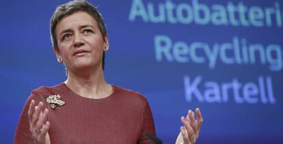 La comisaria europea de Competencia, Margrethe Vestager.