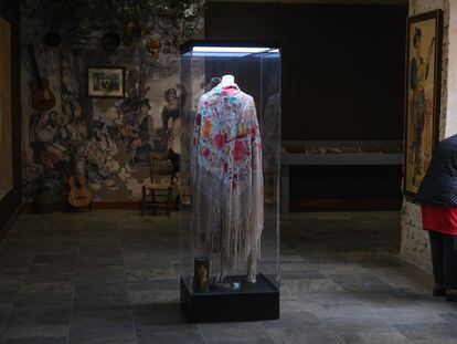 Un espacio de la exposición 'Flamenco y Romanticismo', en la Casa de la Memoria de Sevilla.