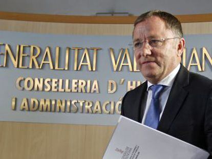 El exconsejero de Hacienda y nuevo delegado del Gobierno en la Comunidad Valenciana, Juan Carlos Moragues.