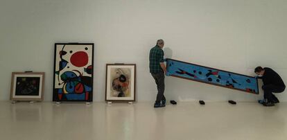 La Fundació Miró mostra noves obres del seu dipòsit.