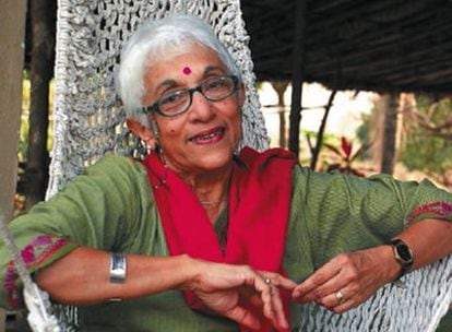 Lalita Ramdas, en su casa de Mumbai