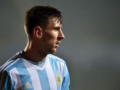 Messi, durant la semifinal de la Copa Amèrica.