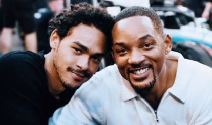 Will Smith y Trey Smith en el Gran Premio de Fórmula 1 de Abu Dabi.