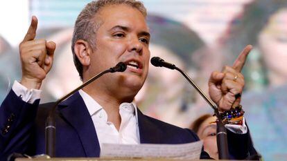 El presidente electo de Colombia, Iván Duque.