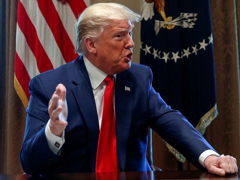 El presidente de Estados Unidos, Donald Trump.