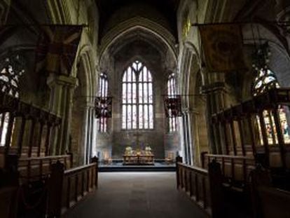 Interior de la iglesia de Holy Rude, en Stirling (Escocia).