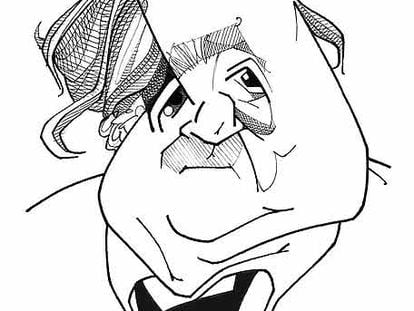 Rafael Sánchez Ferlosio (Roma, 1927) visto por Loredano.