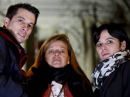 Luis Gonzalo Segura, Ana Garrido y Azahara Peralta.