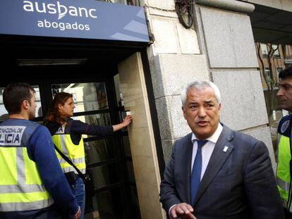 El director de Ausbanc, Luis Pineda, el pasado abril tras ser detenido.