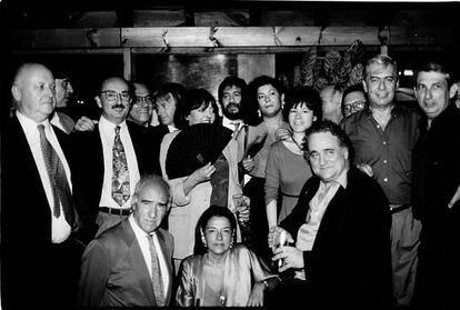 Fiesta del 25 aniversario de la editorial Tusquets, en 1994