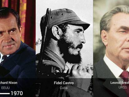 Castro sobrevivió políticamente a todos los presidentes de EE UU y Rusia (antes Unión Soviética) desde 1959.