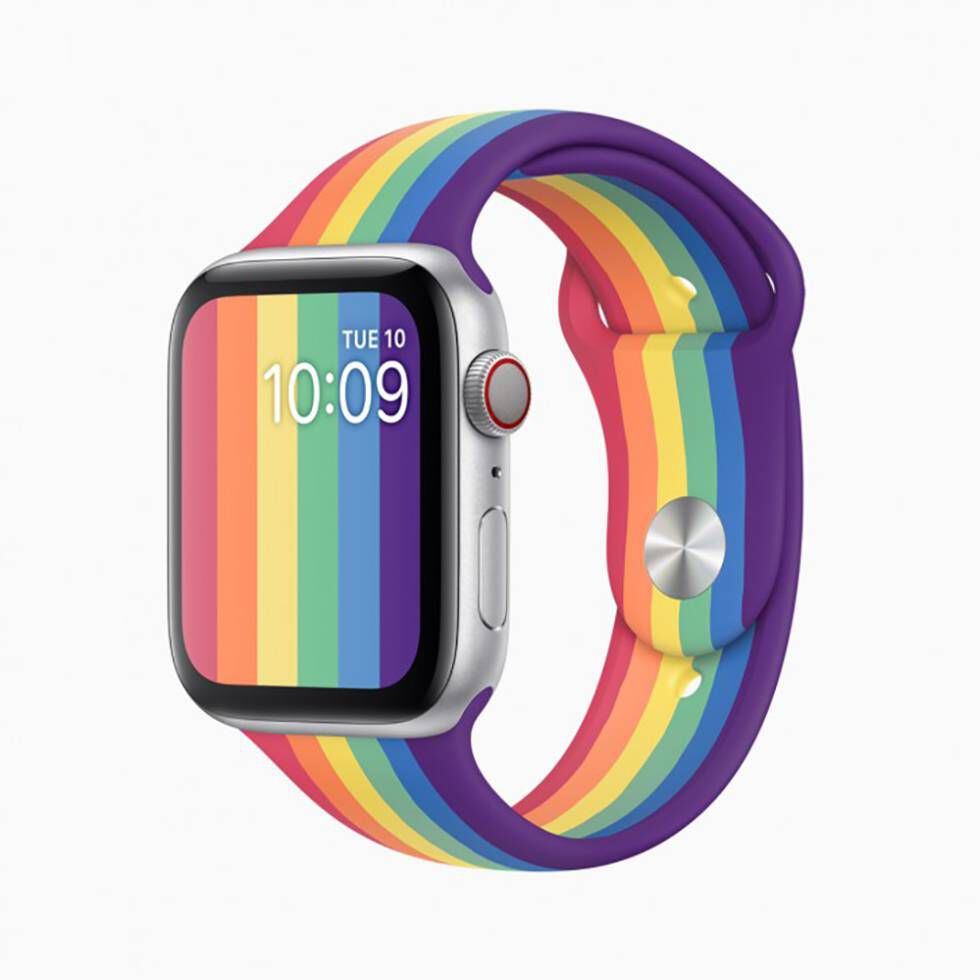 Nueva correa Edición Orgullo para el Apple Watch.