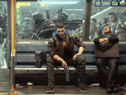 Imagen promocional de 'Cyberpunk 2077'.