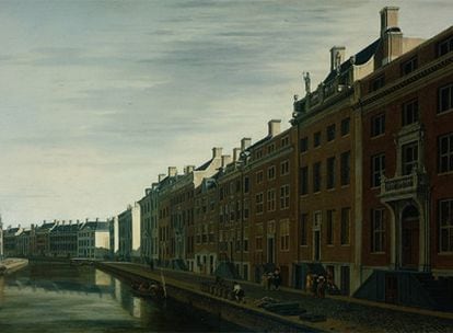 <i>Recodo del Herengracht,</i> de Gerrit Adriaensz Berckheyde, que JP Morgan reclama al museo holandés.