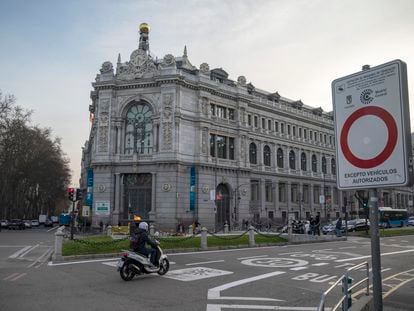Sede del Banco de España en Madrid.
