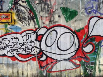 Un graffiti de Pelele en Berlín.