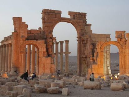 La antigua ciudad de Palmira, en Siria.