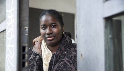 Fatoumata Diaby, el pasado lunes en Barcelona.