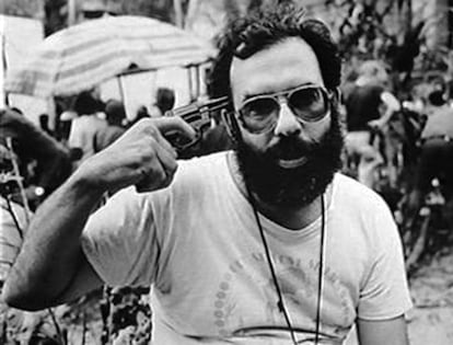 Francis Ford Coppola, en un momento del rodaje de 'Apocalypse Now'.