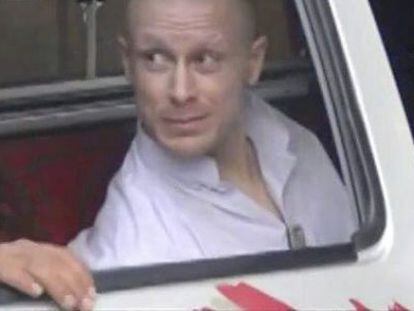 El soldado Bergdahl antes de ser liberado. 