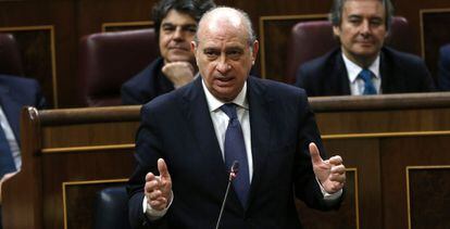 Jorge Fernández Díaz, el pasado 2 de febrero en el Congreso.
