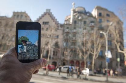 Una aplicación para visitar los lugares turísticos de Barcelona.